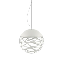 Kelly Sphere Suspension Lamp (White, Ø40cm)