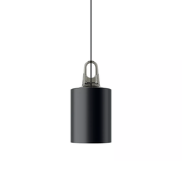 Jim Cylinder Suspension Lamp (Matte Black, Grey)