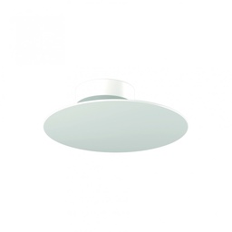 Puzzle Single Round Wall and Ceiling Light (Matte White, 2700K - warm white)