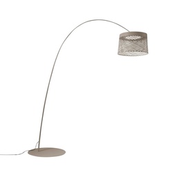 Twiggy Grid LED Floor Lamp (Greige)