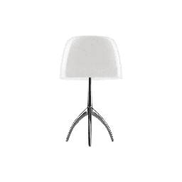 Lumiere Table Lamp (Aluminium / White, Small, ON/OFF)