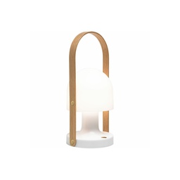 FollowMe Portable Table Lamp (White - Oak)