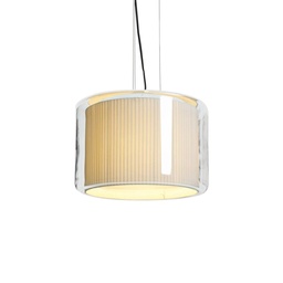 Mercer Suspension Lamp (Natural cotton ribbon, Ø30cm)