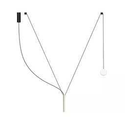 Milana Counterweight Suspension Lamp (Off-white (RAL 9001))