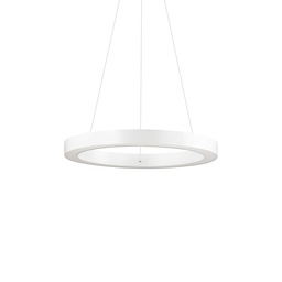 Oracle Round Suspension Lamp (White, Ø50cm)