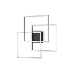 Frame Square Wall and Ceiling Light (Black)