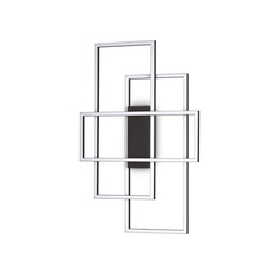 Frame Rectangle Wall and Ceiling Light (Black)