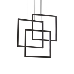 Frame Square Suspension Lamp (Black)