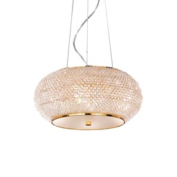 Pasha' Suspension Lamp (Gold, Ø45cm)