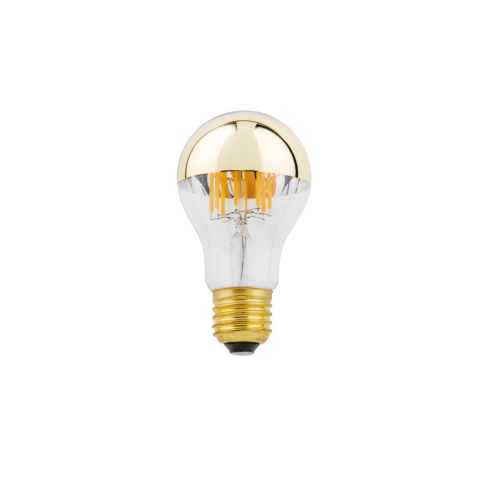 Wever &amp; Ducré LAMP 2700K | E27 5W | &gt;90 CRI | 495lm | 220-240VAC | 50-60Hz | phase-cut dim Gold Mirror | lightingonline.eu
