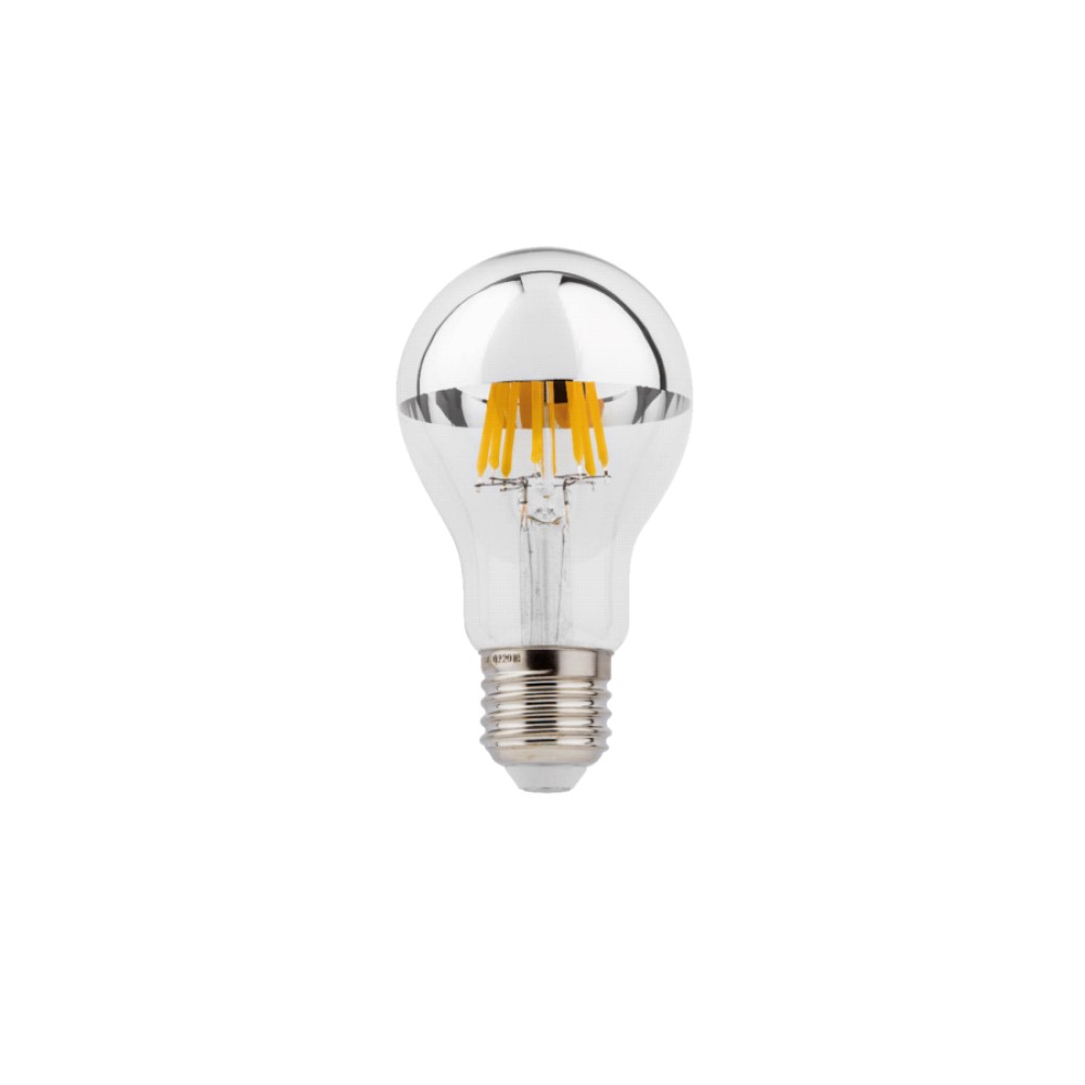 Wever &amp; Ducré LAMP A60 LED 2700K | E27 5.1W | &gt;90 CRI | 418lm | 220-240VAC | 50-60Hz | phase-cut dim Silver Mirror | lightingonline.eu
