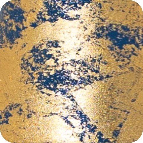 Product Colour: Blue - Gold color leaf