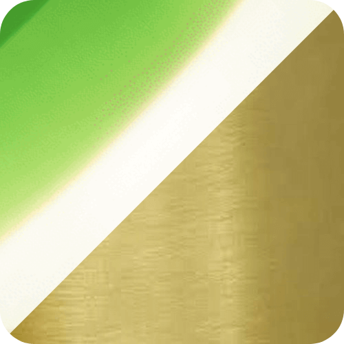 Product Colour: Green - Brushed Brass