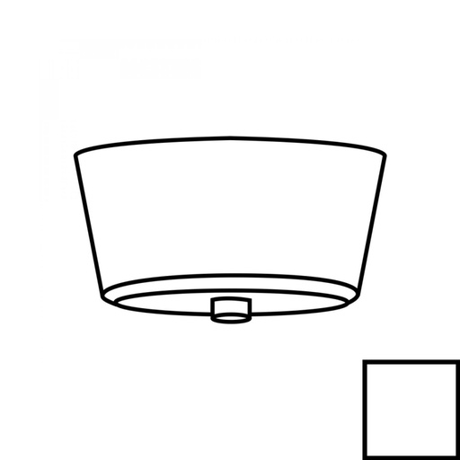 CANOPY TYPE D matt white ON/OFF