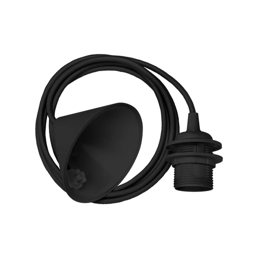 Cord Set black Ø 11cm  L 2,1 m