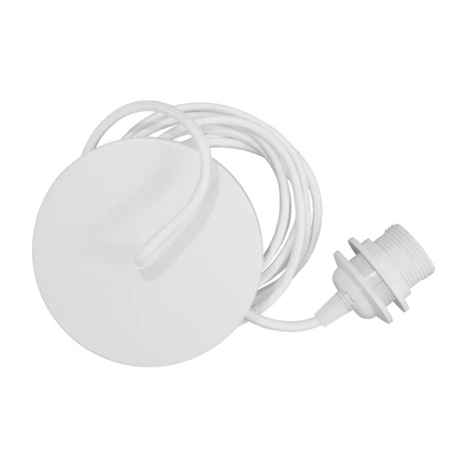 Rosette white Ø 14 cm L 2,1 m