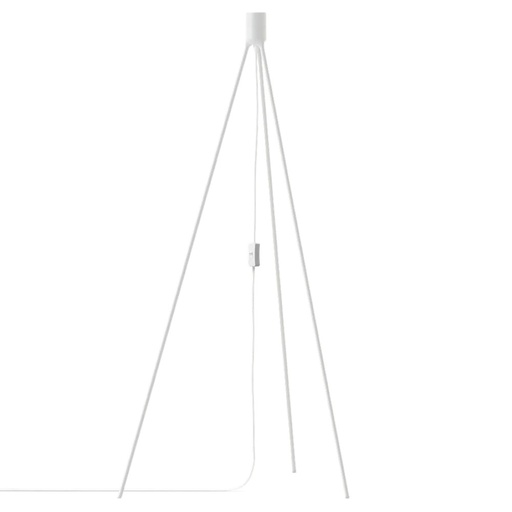 Floor tripod matt white H 109 cm