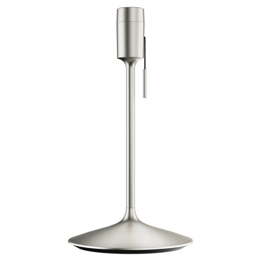 Santé table stand brushed steel, w/USB, H 42 cm