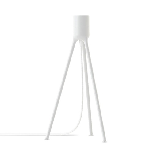 Tripod table matt white H 36 cm
