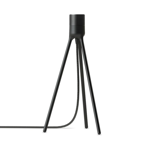 Tripod table matt black H 36 cm