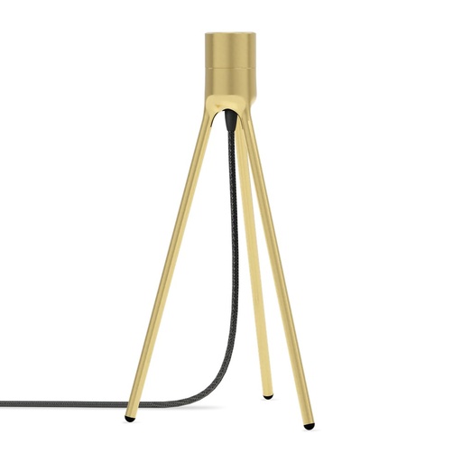Tripod table brushed brass H 36 cm