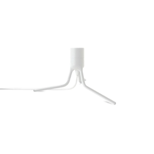 Tripod Base matt white H 18,6 cm