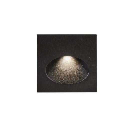 Bat Square Oval Outdoor Recessed Wall Light